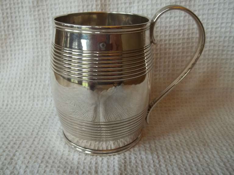 sterling silver mug