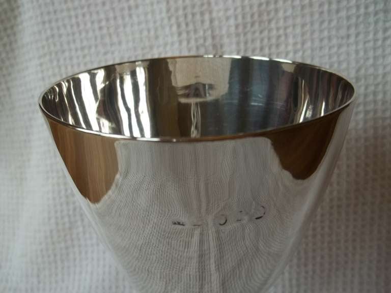 English Georgian Sterling Silver Drinking Goblet by Peter and Ann Bateman, London 1792