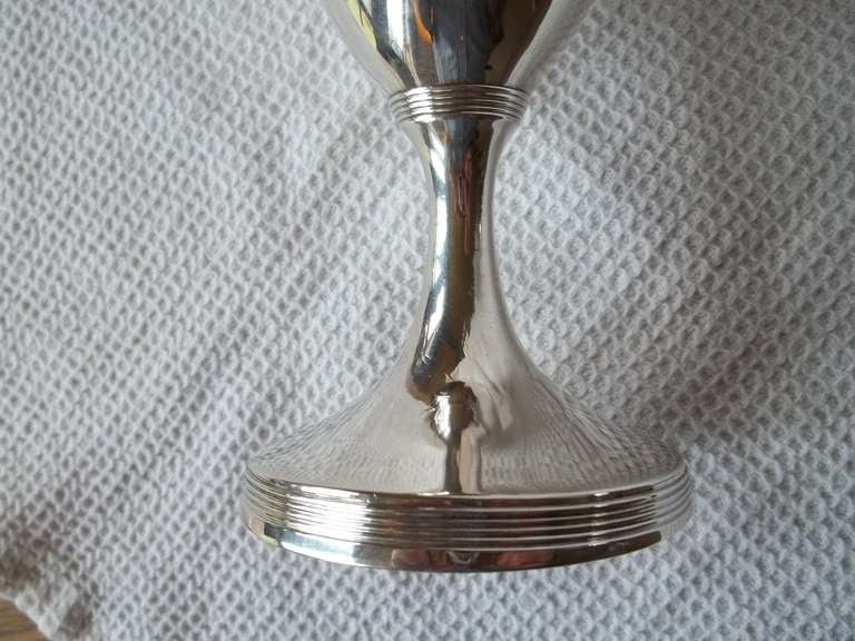 Georgian Sterling Silver Drinking Goblet by Peter and Ann Bateman, London 1792 In Excellent Condition In Lincoln, Lincolnshire