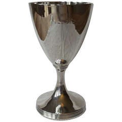 Georgian Sterling Silver Drinking Goblet by Peter and Ann Bateman, London 1792
