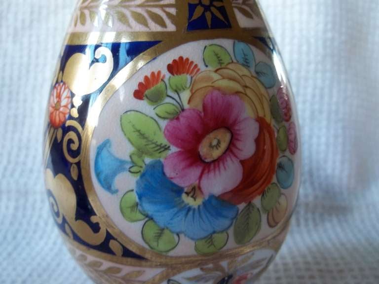 Fine Pair. SPODE, VASES ,Porcelain, Hand Painted, circa 1818 at