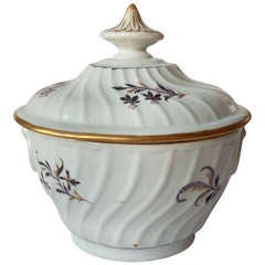 Georgian Worcester Porcelain SUCRIER, Barr Period circa 1795