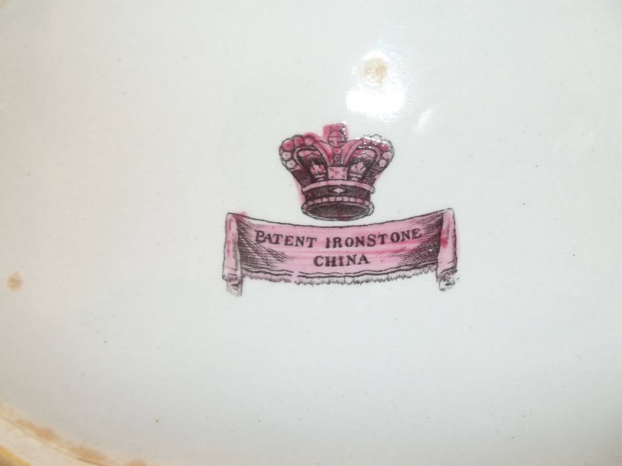 19th Century Rare, Early MASON's Ironstone, SERVING DISH, 