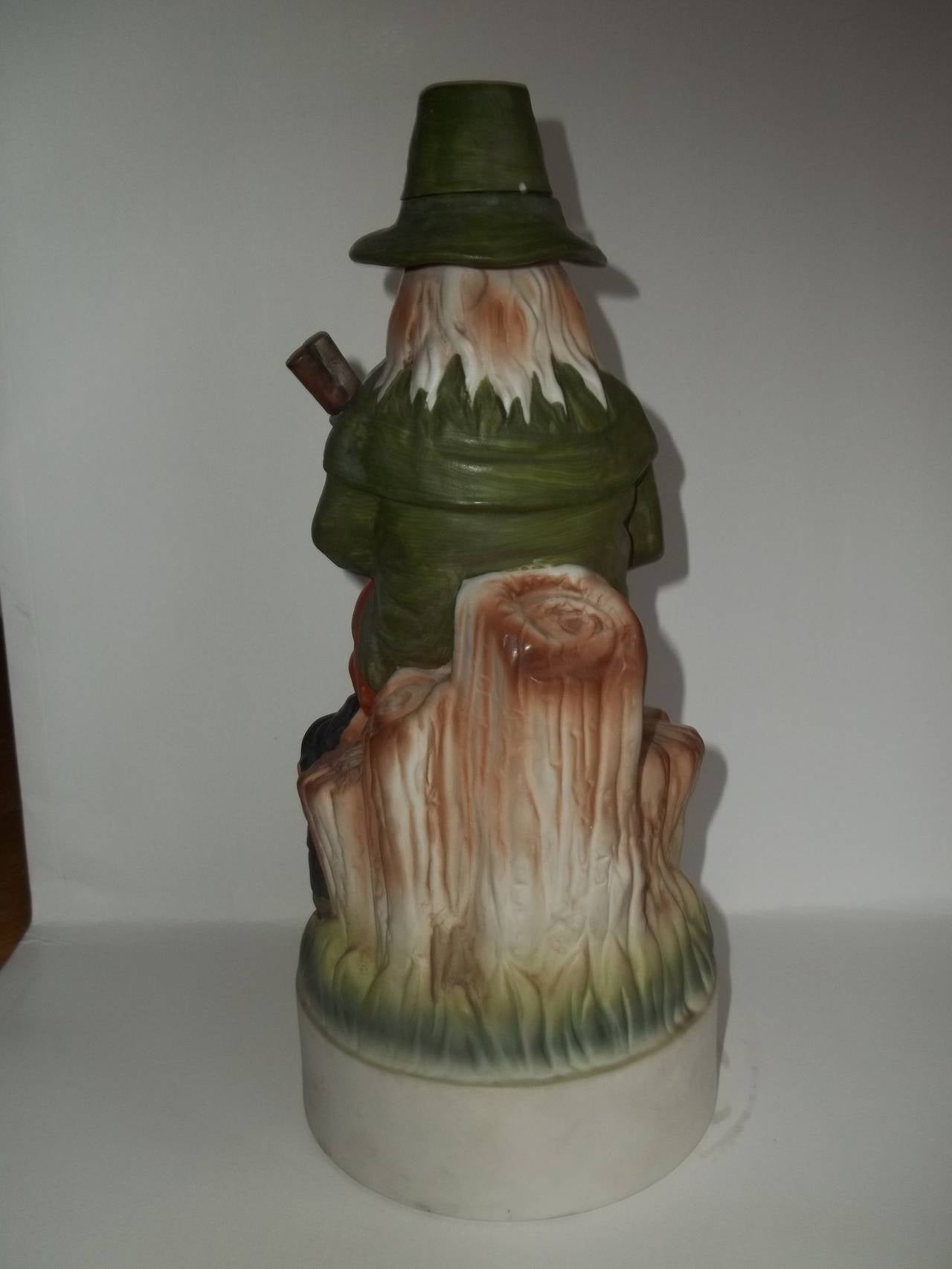 old rip van winkle porcelain decanter