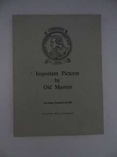26 November 1965: Important Pictures by Old Masters