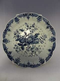 Worcester | Porcelain | Cress Dish | Pinecone Pattern