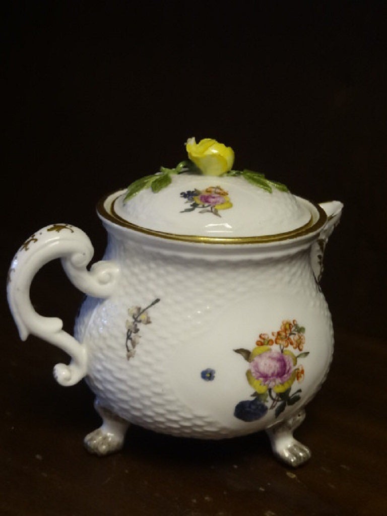 Meissen Cream Pot with Cover, circa 1740