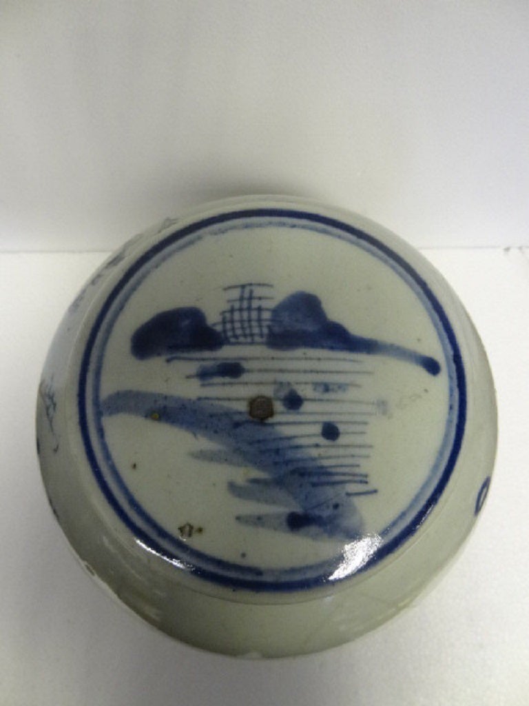 Blue and White Ginger Jar with Cover, Chatsworth House 2