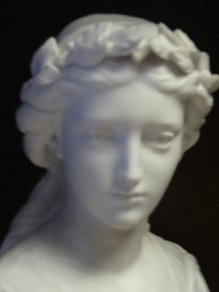 Copeland Parian Ware Bust of the Muse 'Poetry' 3