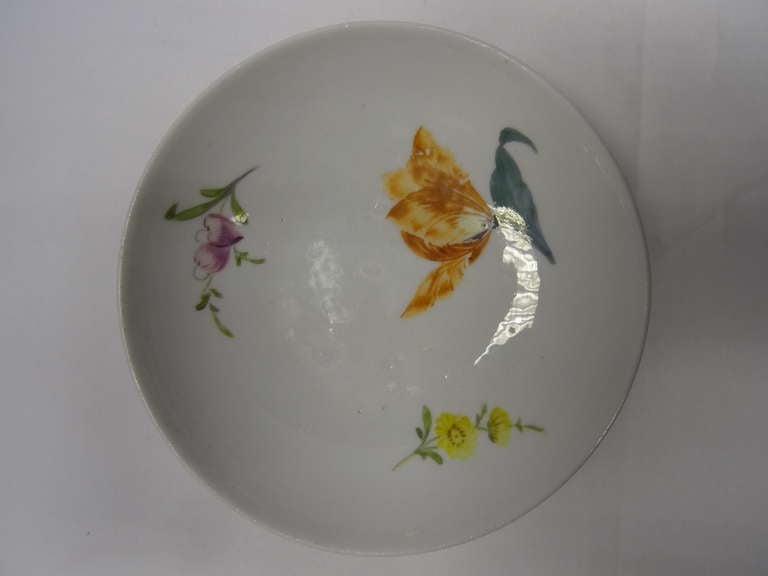 Marcolini Meissen Pair Breakfast Cups and Saucers For Sale 4