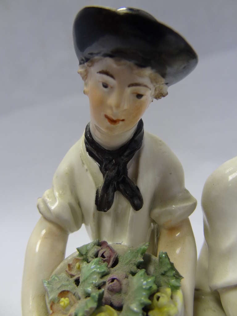 18th Century and Earlier Frankenthal Porcelain Figure Grouping 1778 For Sale