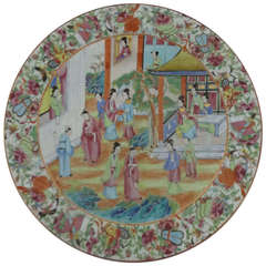Porcelain Charger, Kuang-Chou Cantonese
