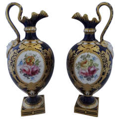Derby Porcelain Kedleston Ewers