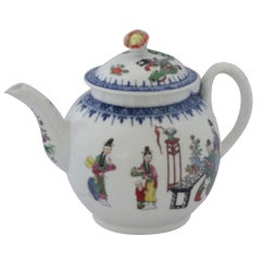 Worcester Porcelain Polychrome Teapot | Old Stand Japan Pattern