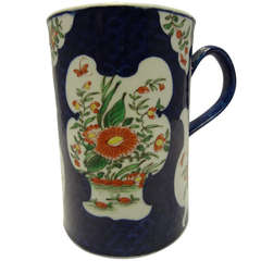 A Worcester Polychrome Tankard in the Kakiemon Style circa 1770