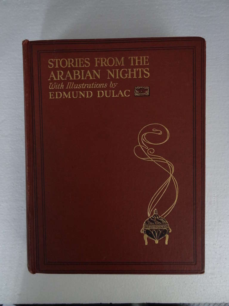 A handsome 320 pages copy of Stories from the Arabian Nights, with twenty beautifully tipped-in plates by Dulac. The stories include: Ali Baba and the Forty Thieves, The Story of the Wicked Half-Brothers, The Story of the Princess of Deryabar, The