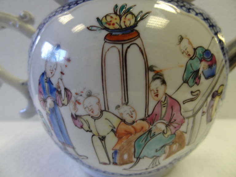 18th Century and Earlier Chinese Porcelain Teapot