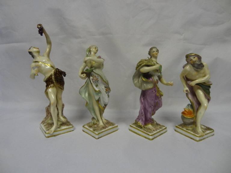 Royal Vienna an Allegorical Group the Four Seasons