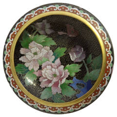 Antique Chinese Cloisonné Bowl