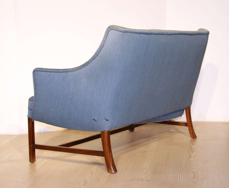 Danish Frits Henningsen Sofa, circa 1930-1950 For Sale