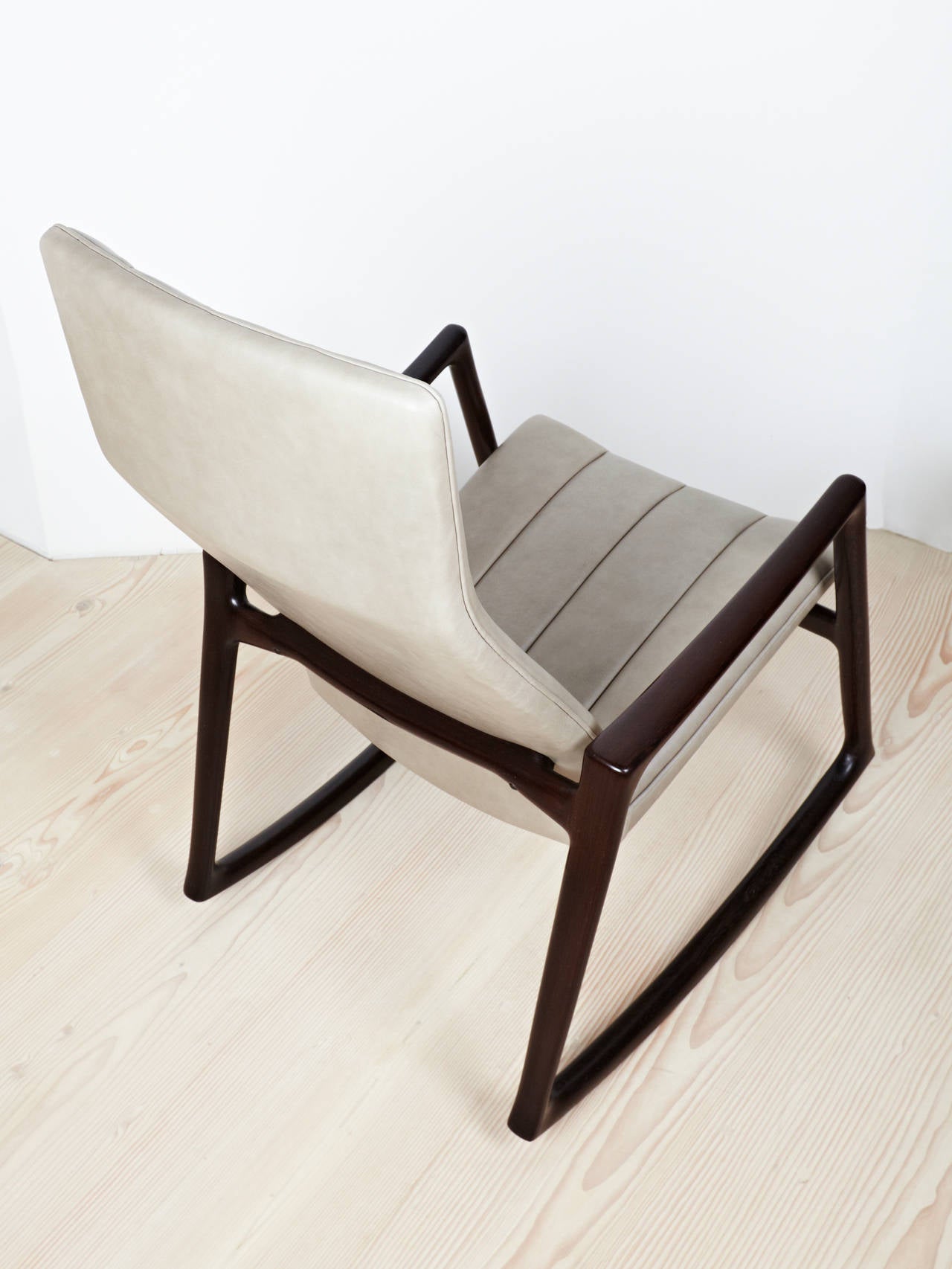 Danish Helge Vestergaard Jensen Rocking Chair For Sale