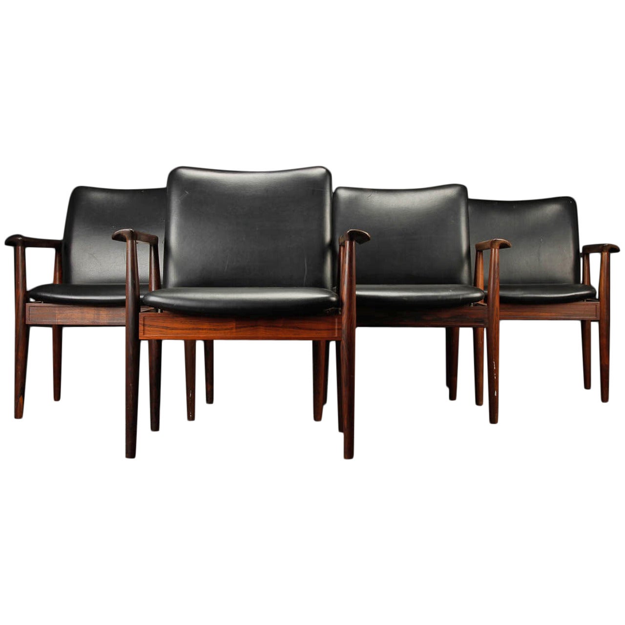 Finn Juhl Diplomat Chairs For Sale