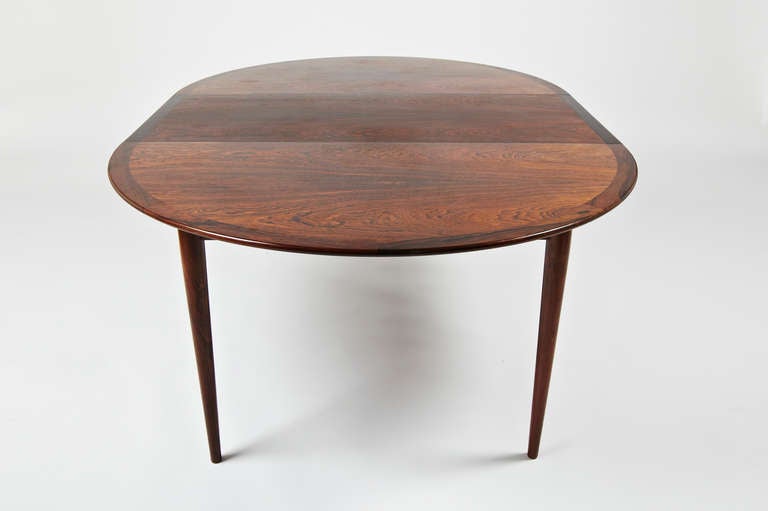 Mid-20th Century Grete Jalk Dining Table with 8 Chairs by Kai Kristiansen