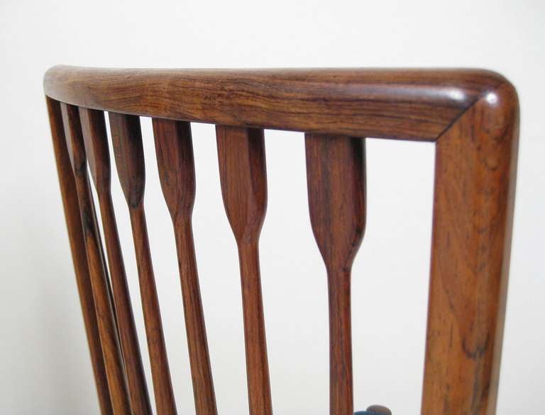 Set Of 8 Danish Rosewood Dining Chairs C1950 For Sale 2