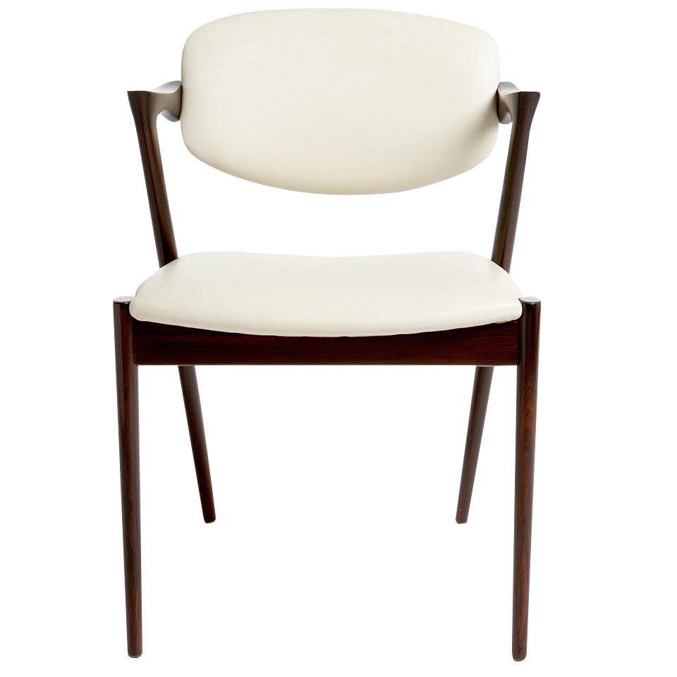 Kai Kristiansen Rosewood Dining Chairs, circa 1957-1970 For Sale