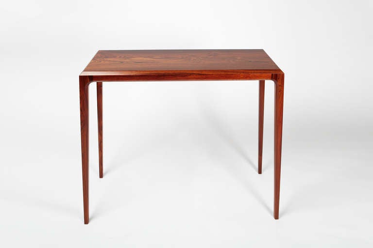 Danish Pd60 Console Table In Solid Costa Rican Rosewood