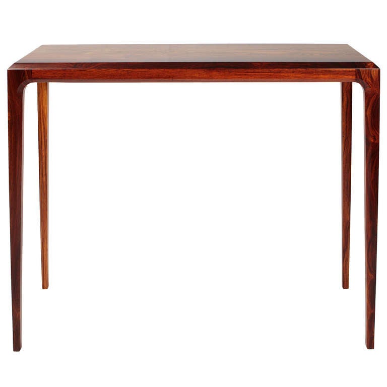Pd60 Console Table In Solid Costa Rican Rosewood at 1stDibs