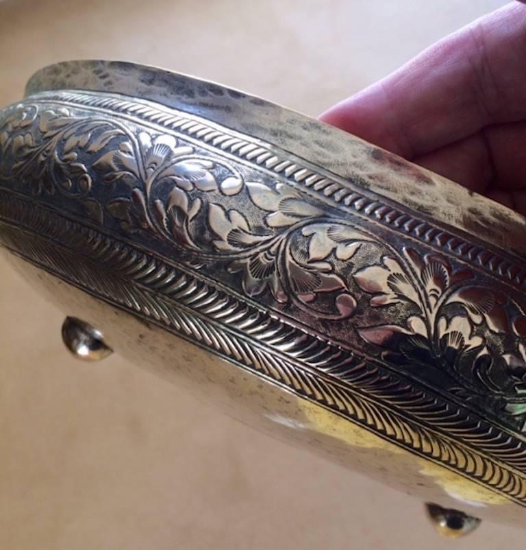 19th Century Indian Silver Bowl