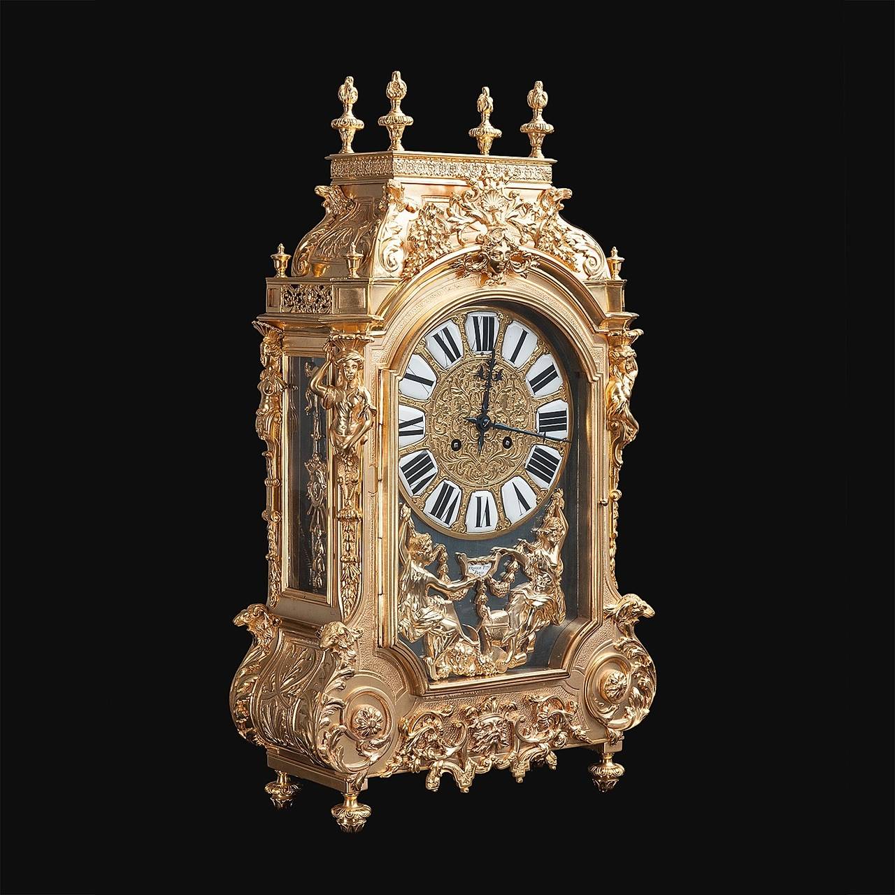 Beautiful Pendule complete restored
in excellent condition.
Literature Tardy, dictionnaire de horloges Francais
Chaussee d'Antin 1850 - 1860 Lerolle.