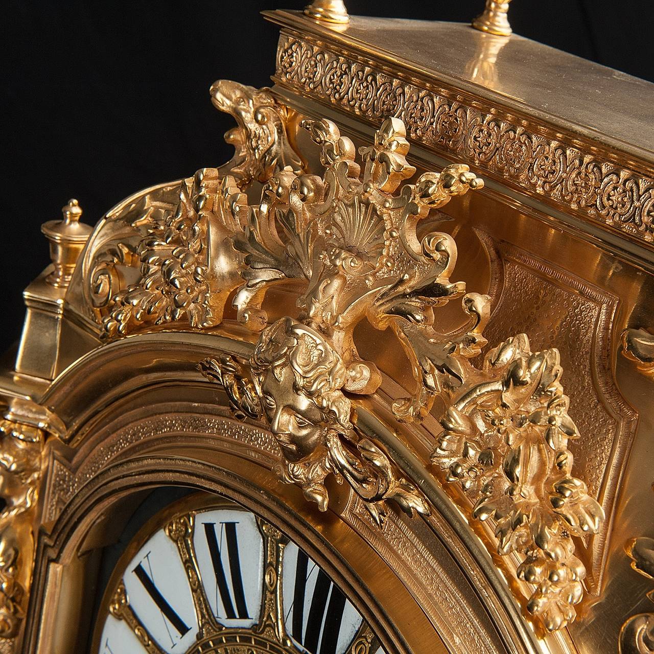 French Pendule Style Louis XIV Lerolle Fres Paris For Sale