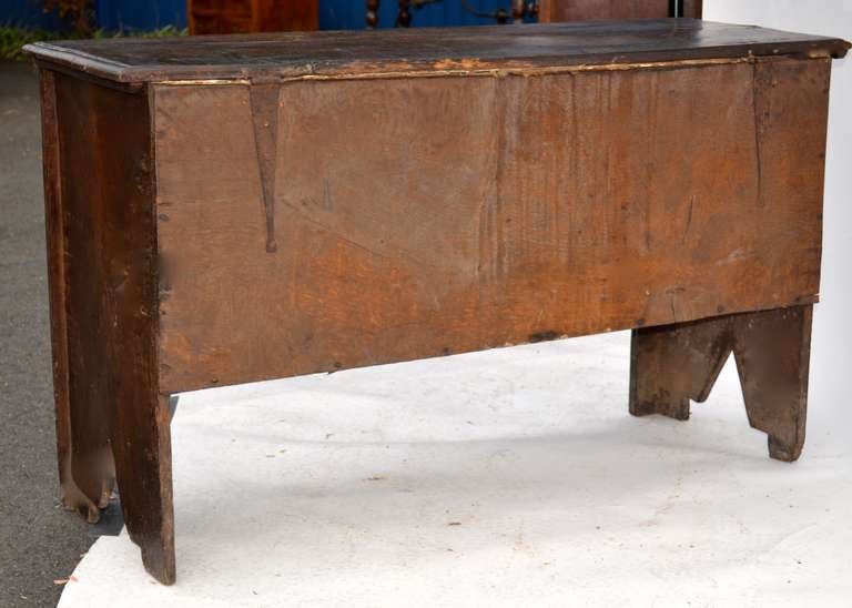 17th Century Tall English Oak Coffer For Sale 5