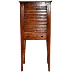 Small Late 18th Century French Potstand with Clover Cutouts
