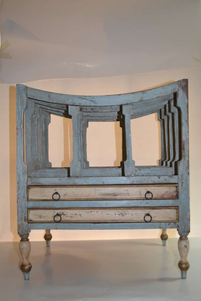 Mid 19th Century Painted English Canterbury