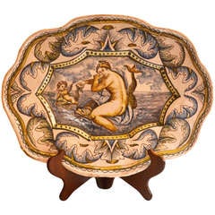Mid 18th Century French Faience Platter