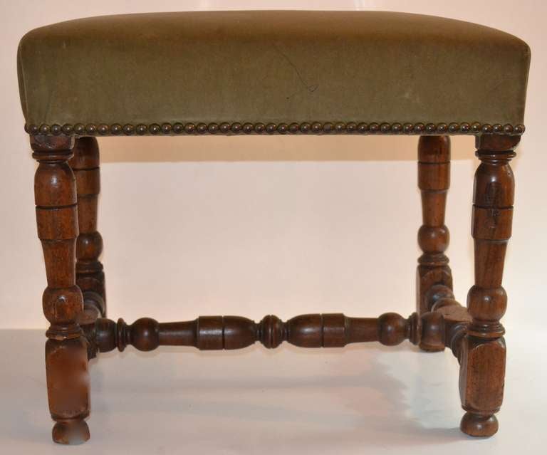 Small French Early 19th Century Turned Stool