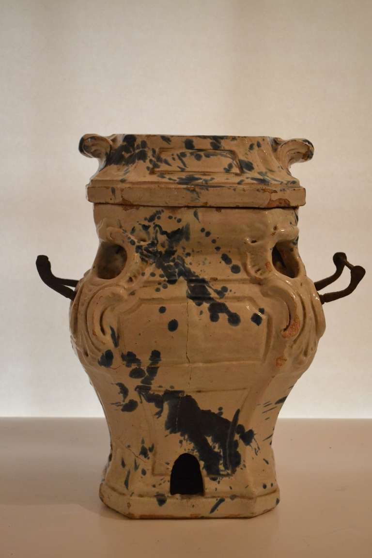 Early 19th Century French Pottery Stove (Brazier)