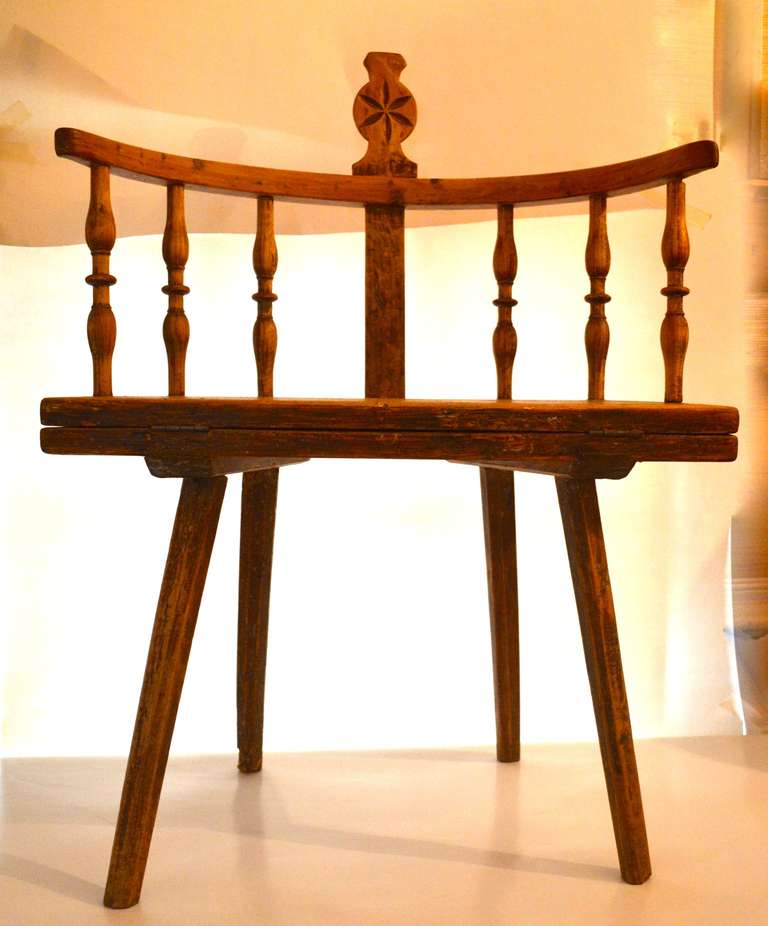 Early 19th Century Swedish Chair/Table