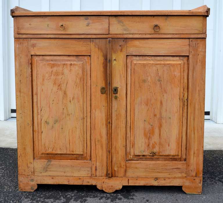Early 19th Century Scraped Swedish Buffet For Sale 3