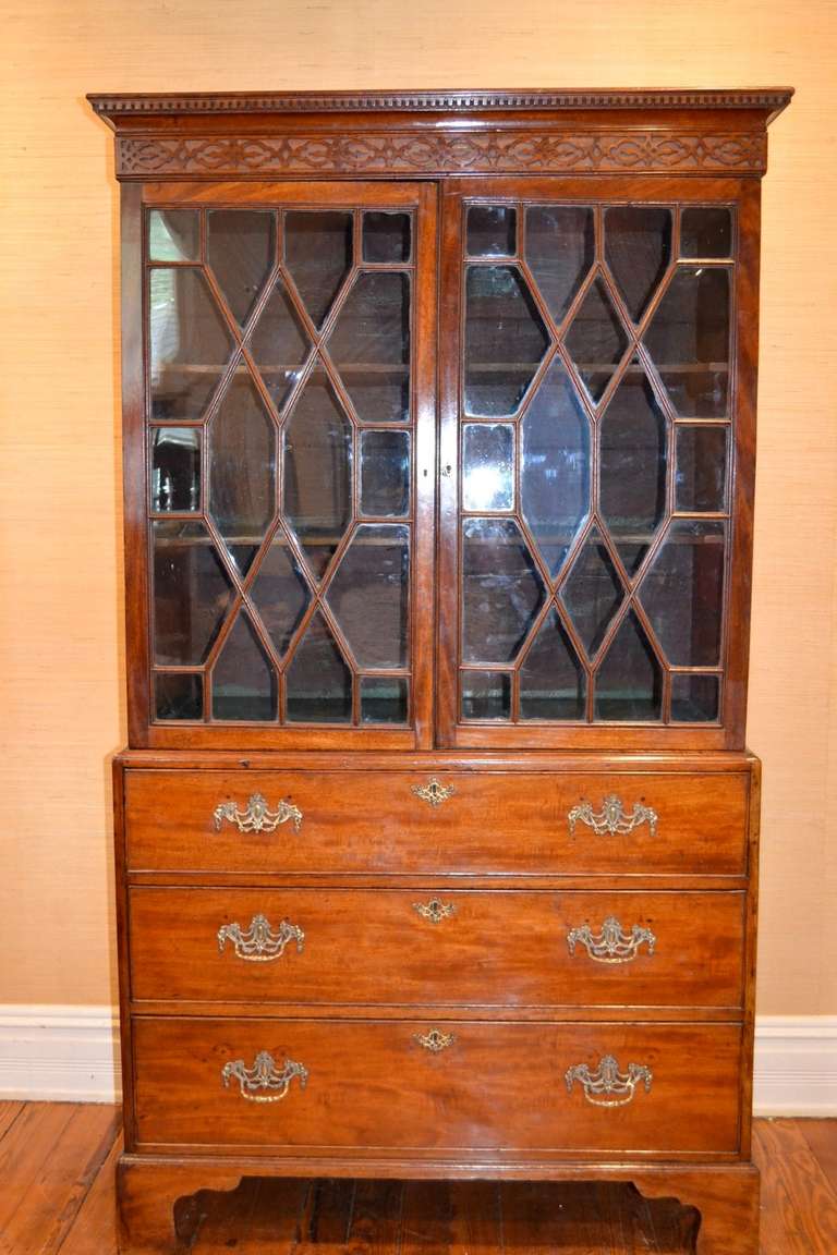 Early 19th Century English Mahogany Bookcase