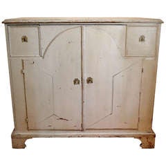 Early 19th Century Painted, Swedish Cabinet/Buffet
