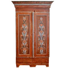 Early 19th Century Swedish Painted Cabinet