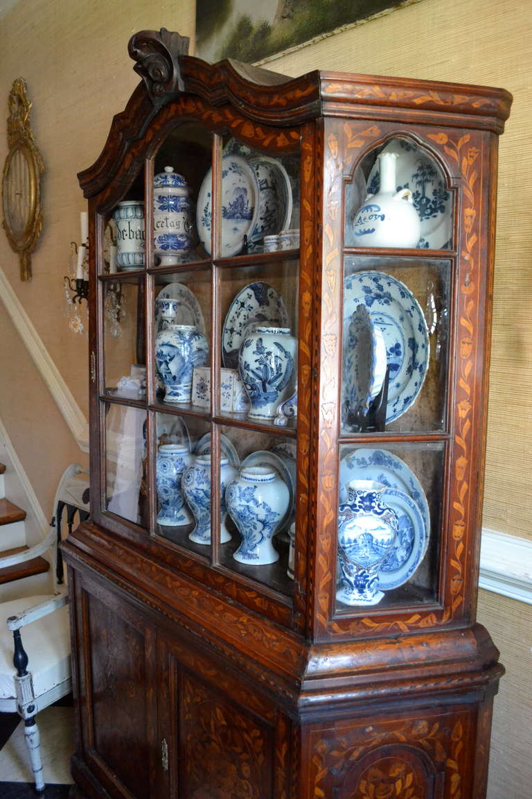 18th Century and Earlier Large Wonderful Early Collection of 18th Century Delft Pottery For Sale