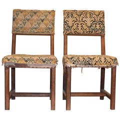 Pair of 19th Century Continental Side Chairs