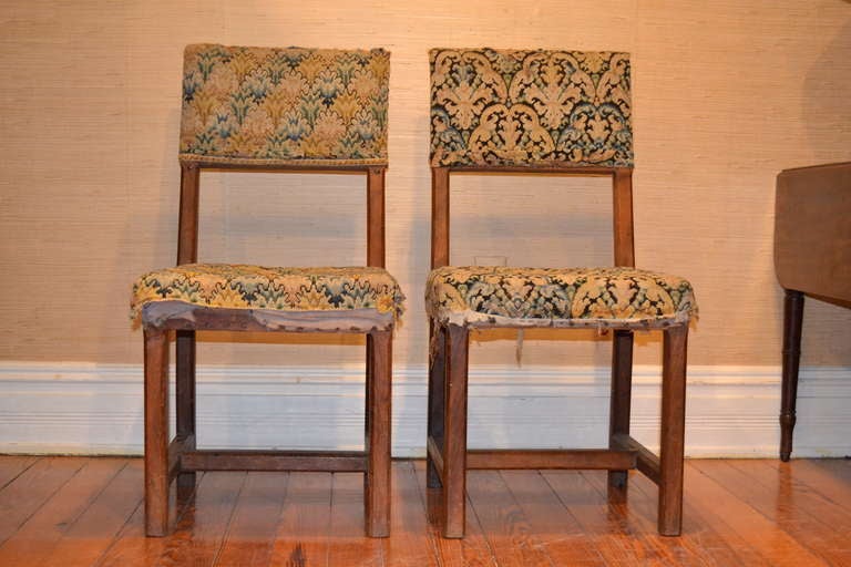 Pair of 19th Century Continental Side Chairs