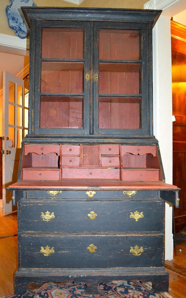 Early 19th Century Swedish Black Secretary