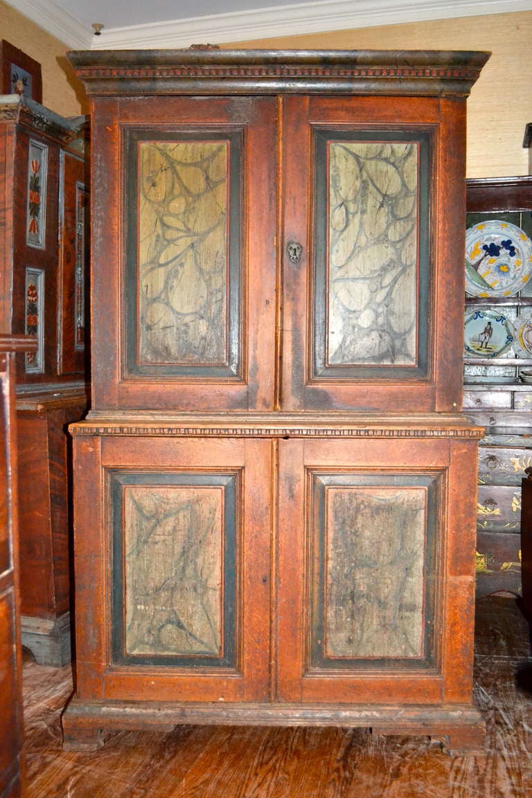 Early 19th Century Swedish Cupboard (Cabinet)
